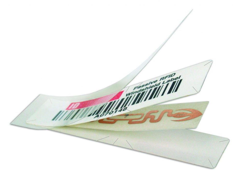Exemplo de etiqueta RFID